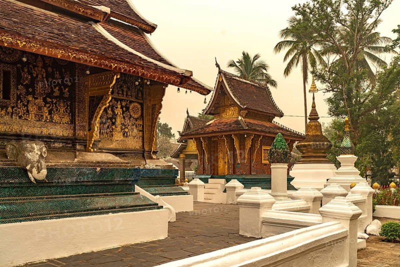 The Buddhist temple Wat Xieng Thong in Luang Prabang, Laos