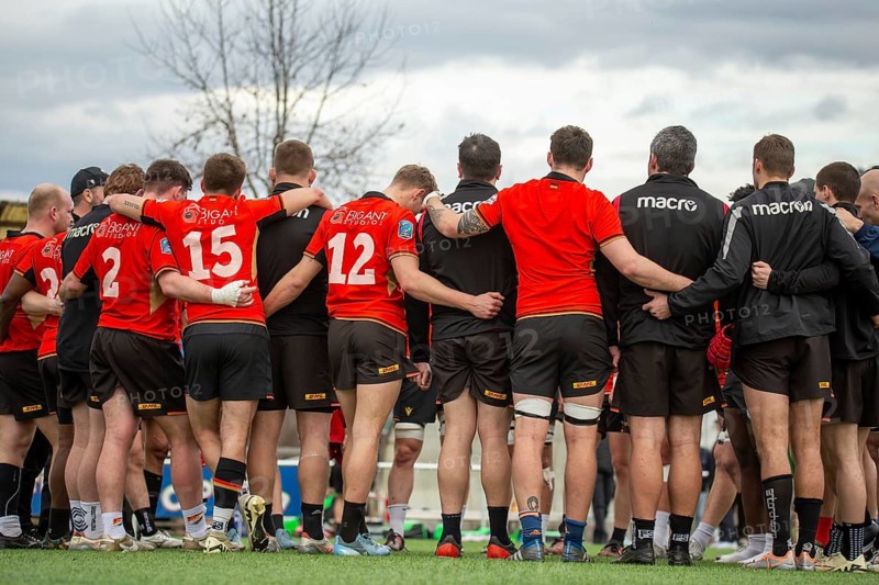 Rugby: Germany against MKS Pogon Awenta Siedlce, Poland in Heidelberg (Test match of the German national rugby team in preparation for the upcoming World Cup qualifiers. Picture: German national team