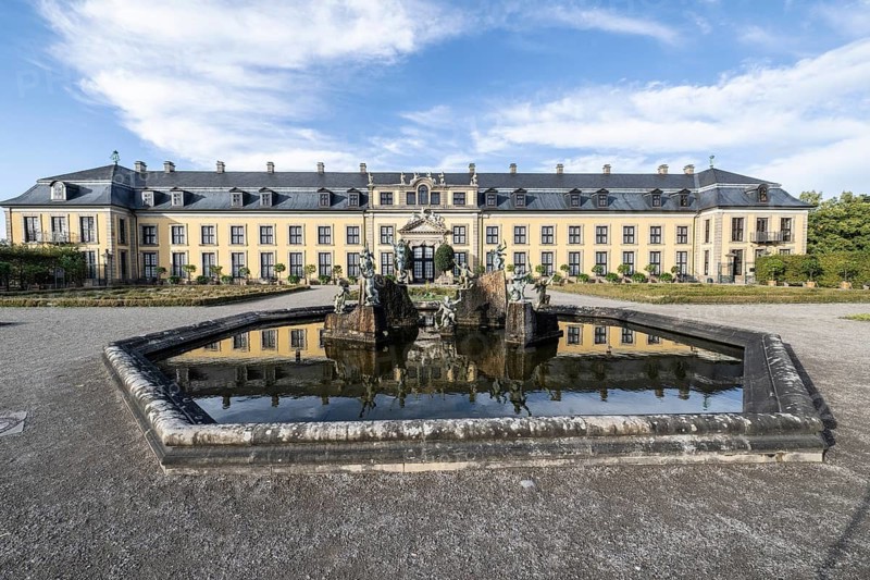 Palace, Herrenhausen Gardens, Hanover, Lower Saxony, Germany