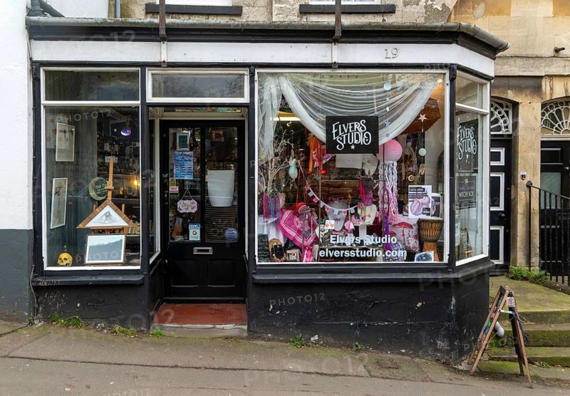 Elvers Studio shop selling Jewellery and witchy stuff, Stroud, Gloucestershire, England, UK