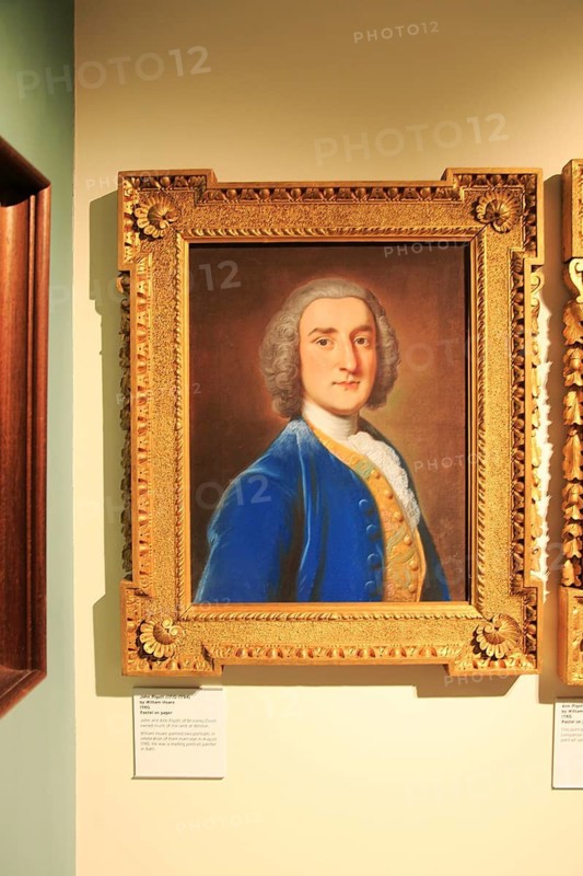 Painting of John Pigot (1716-94) by William Hoare 1740, Weston-super-Mare museum, Somerset, England, UK