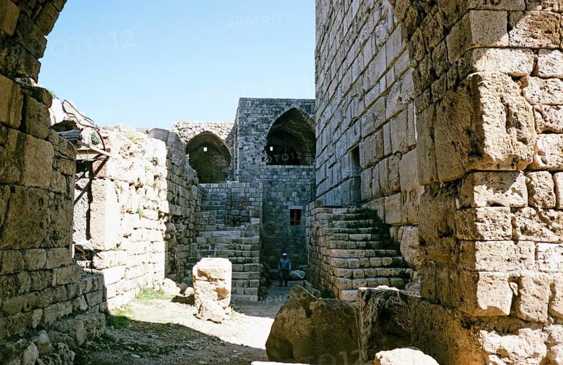 Historic crusader castle, Byblos, Lebanon 1998