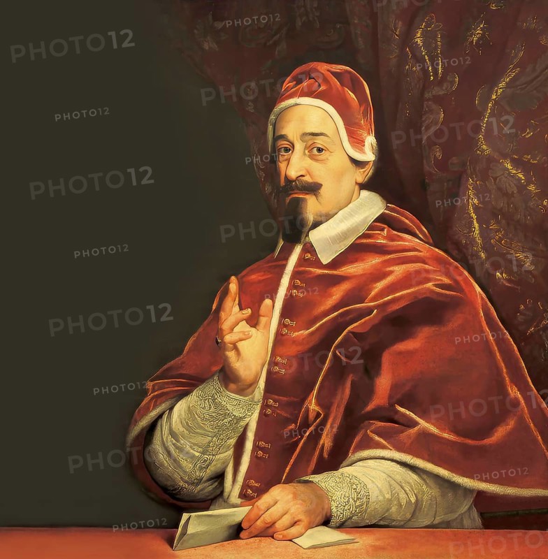 Pope Alexander VII, Alessandro VII, Alexandre VII, Alejandro VII, born Fabio Chigi, 1599 – 1667, ruler of the Papal States from 1655 until his death in 1667, digitally edited after a painting by Giovanni Battista Gaulli