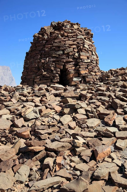 The beehive tombs of Al-Ayn are the most famous tombs in the area between the towns of Bat and Al-Ayn in the Hajar Mountains of Oman because of their good state of preservation and location on the edge of Jebel Misht (Ridge Mountain) . The tombs were inscribed on the Unesco World Heritage List in 1988