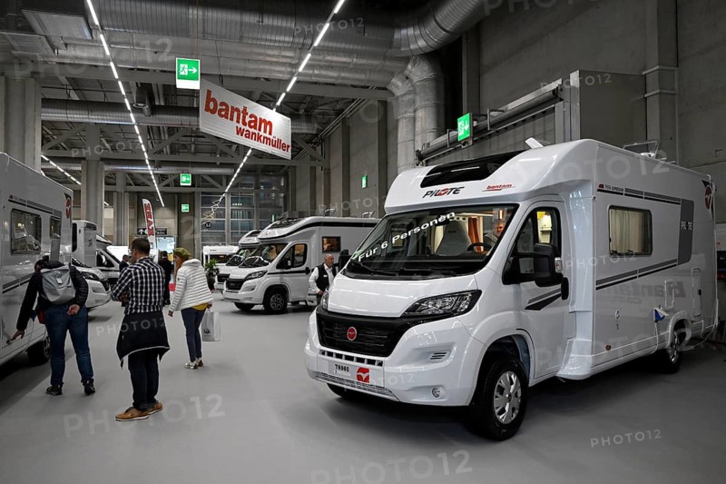 Motorhome exhibition stand