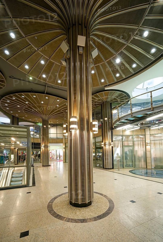Strohsack-Passage, shopping arcade, passage, building, interior view, Leipzig, Saxony, Germany