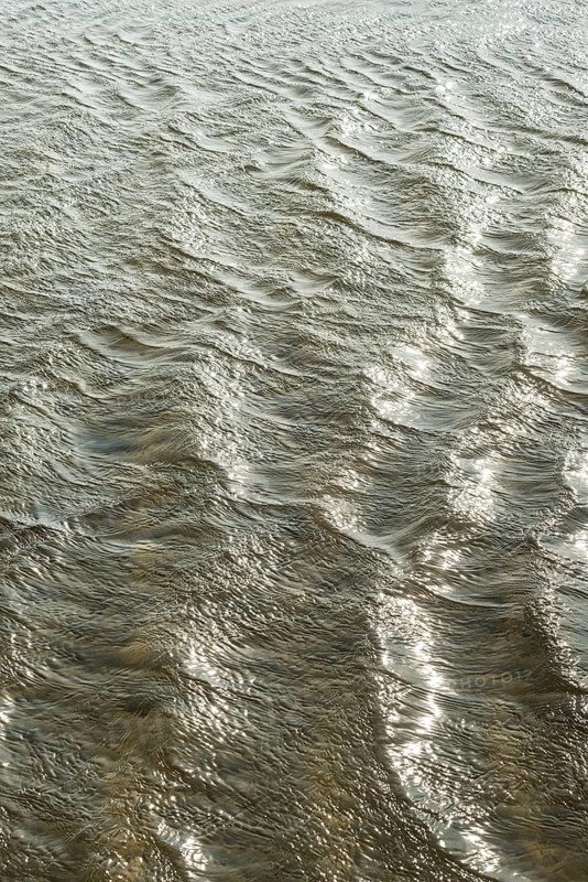 Small waves and light reflections on the water surface, Skåne County, Baltic Sea, Sweden, Scandinavia