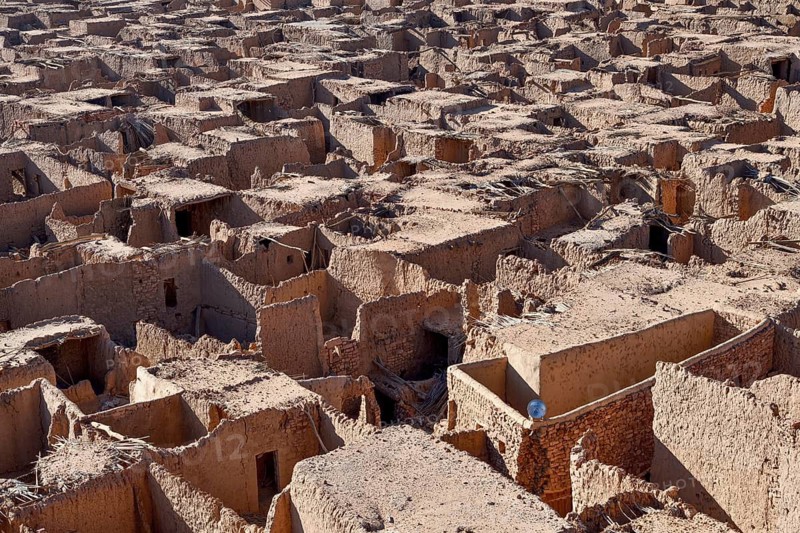 View over the historic old town of AlUla, Medina Province, Saudi Arabia, Arabian Peninsula