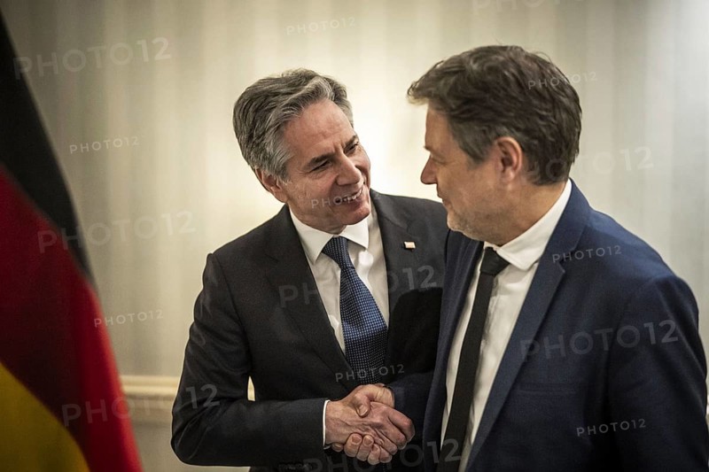 Federal Minister of Economics and Climate Protection Robert Habeck on 16 February 2024 at the Munich Security Conference With US Secretary of State Antony Blinken Photographed on behalf of the BMWK