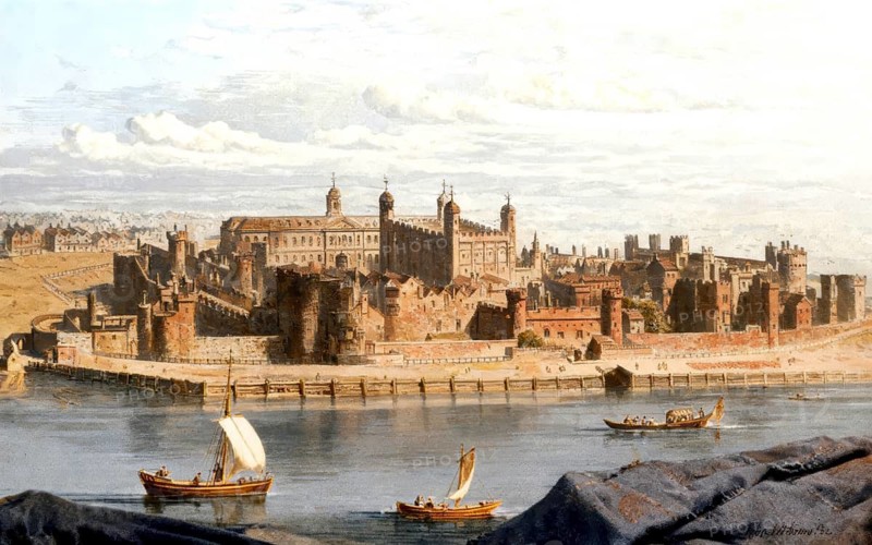 Tower of London, Her Majesty's Royal Palace and Fortress, a historic castle located on the north bank of the River Thames in central London, 17th century