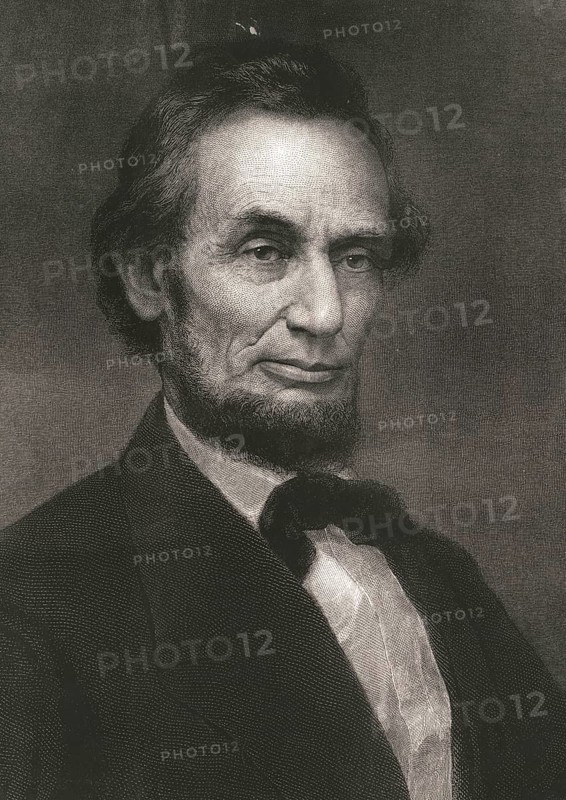 Abraham Lincoln (born 12 February 1809 near Hodgenville, died 15 April 1865 in Washington, D.C.) served as the 16th President of the United States of America from 1861 to 1865. First elected in 1860, he was re-elected in 1864 for a second term. He was the first President from the Republican Party and the first to be assassinated, an authentic, digitally restored reproduction of a 19th-century original, exact date of the image unknown, historical