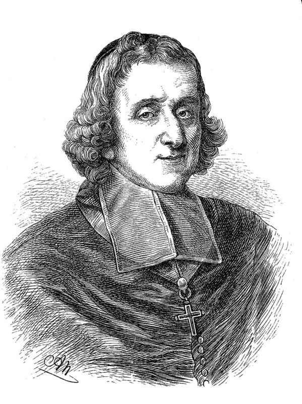 Francois de Salignac de La Mothe-Fenelon, 6 August 1651, 7 January 1715, a French archbishop and writer, Historical, digital reproduction of an original from the 19th century