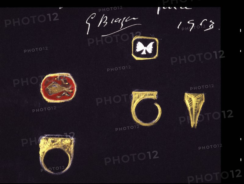 Braque, Projet de bagues