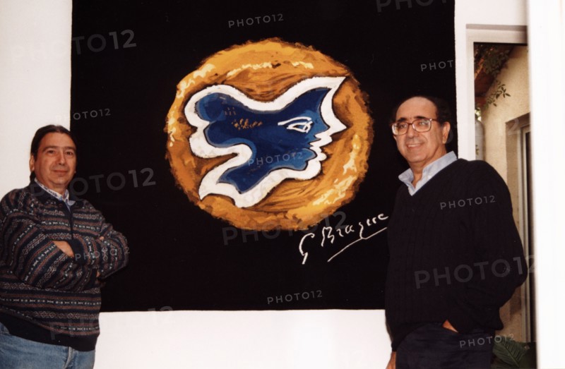 Tapisserie réalisée d'après Hécate, de Braque