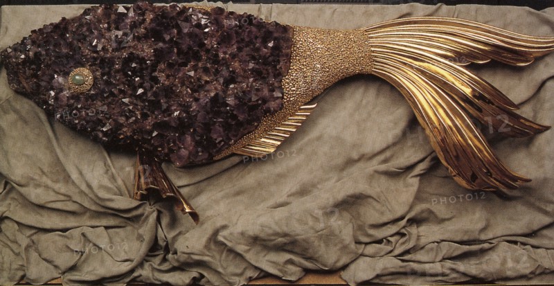 Bijou présenté au musée des bijoux de Braque, à Saint-Dié des Vosges