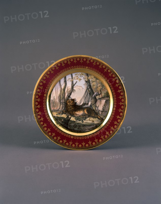 Caron (att. à), Assiette du service de Cambacérès