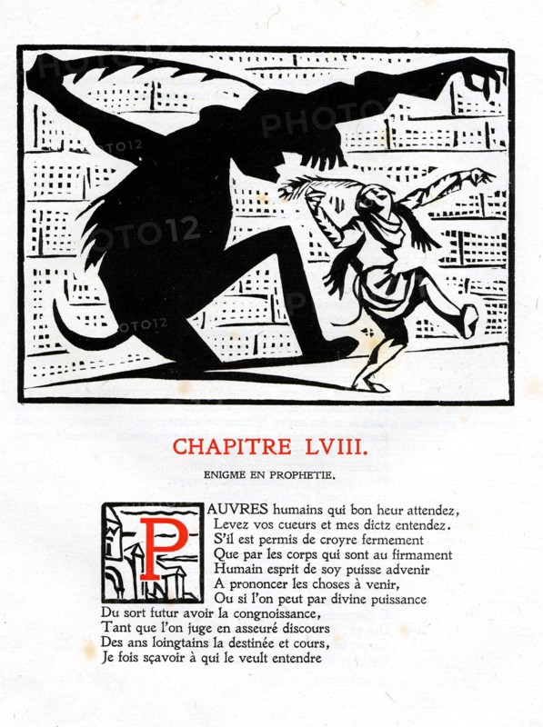 Rabelais : Chapitre 58 de "La vie très horrificque du Grand Gargantua"