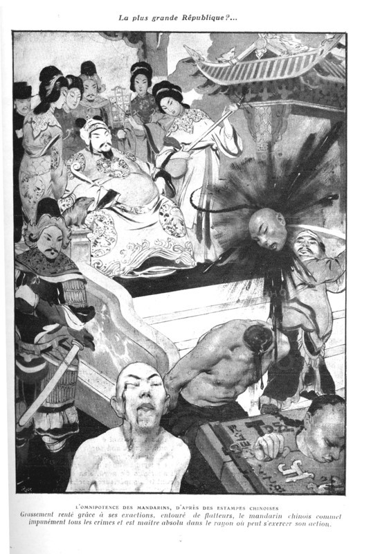 Je sais tout magazine caricature : "The plague of China"