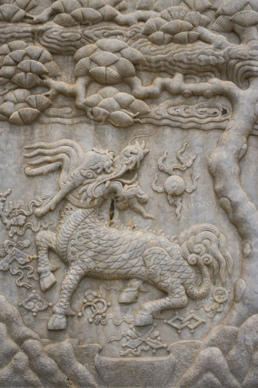 vehicleving Dragon of Western Imperial Tombs of the Qing Dynasty