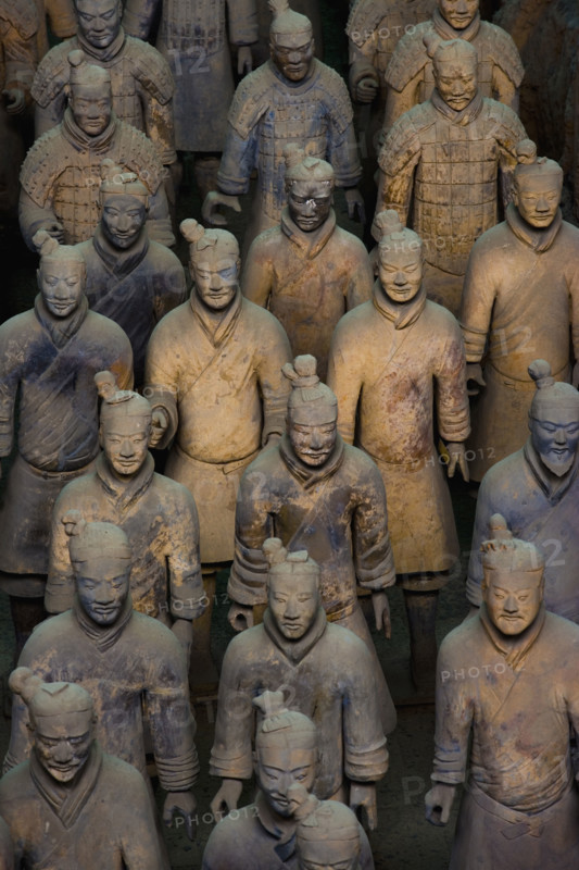the Emperor Qin's Terra-cotta Warriors,Terra-cotta,Terracotta,Terra cotta,Xi'an
