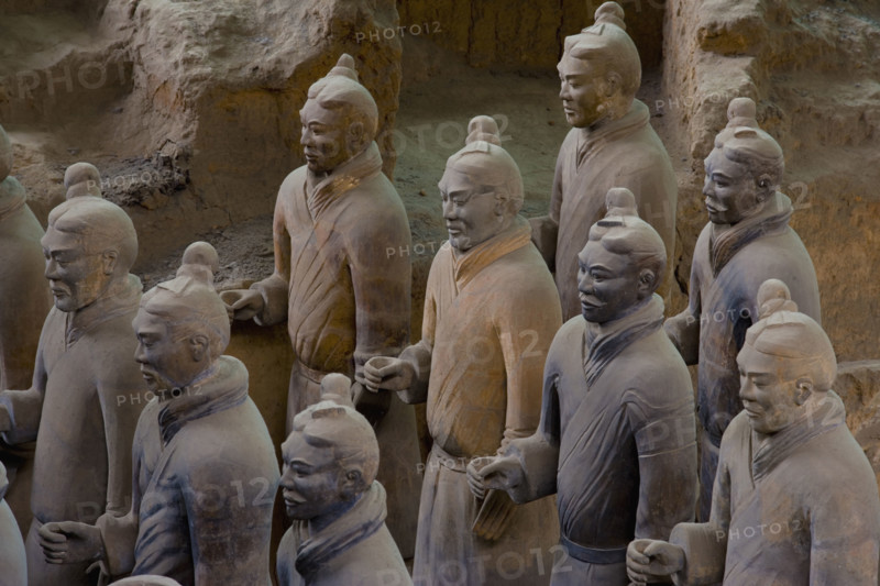 the Emperor Qin's Terra-cotta Warriors,Terra-cotta,Terracotta,Terra cotta,Xi'an