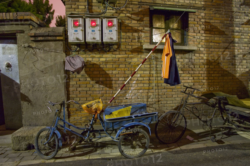 Night Scene of Beijing Hutong