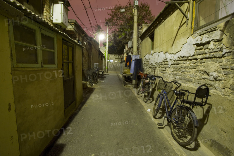 Night Scene of Beijing Hutong