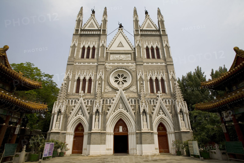 View of Xishiku Church,Beijing