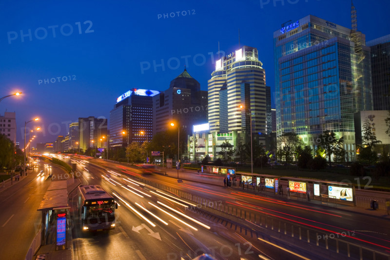 Night Scene of Finance Area of Beijing