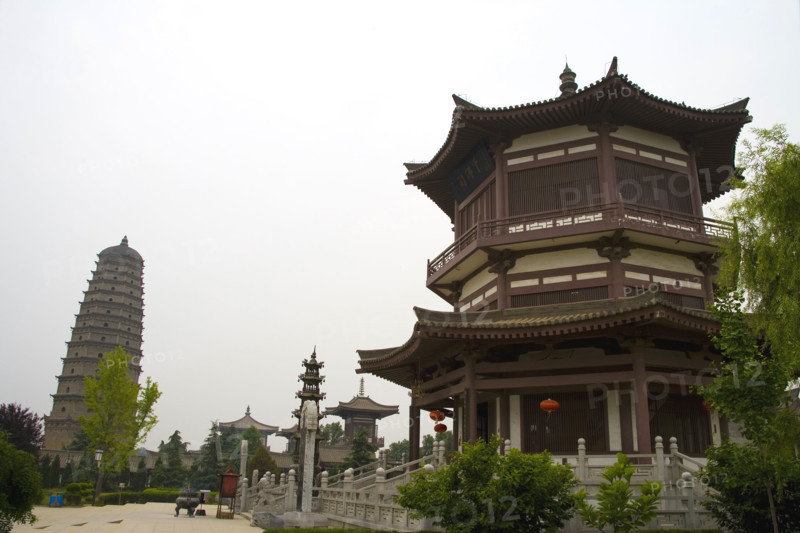 Achiteture in the Famen Temple,Xi'an
