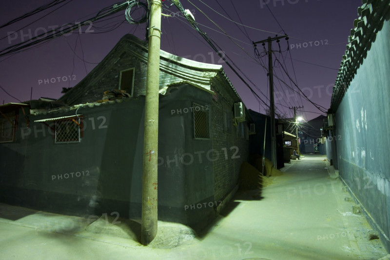 Night Scene of Beijing Hutong