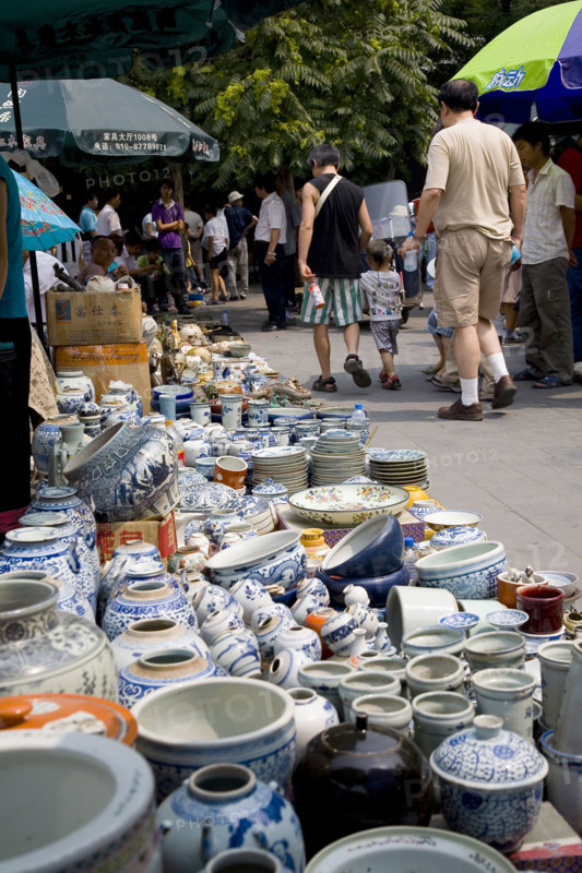 Panjiayuan Flea Market of Antiques,Beijing