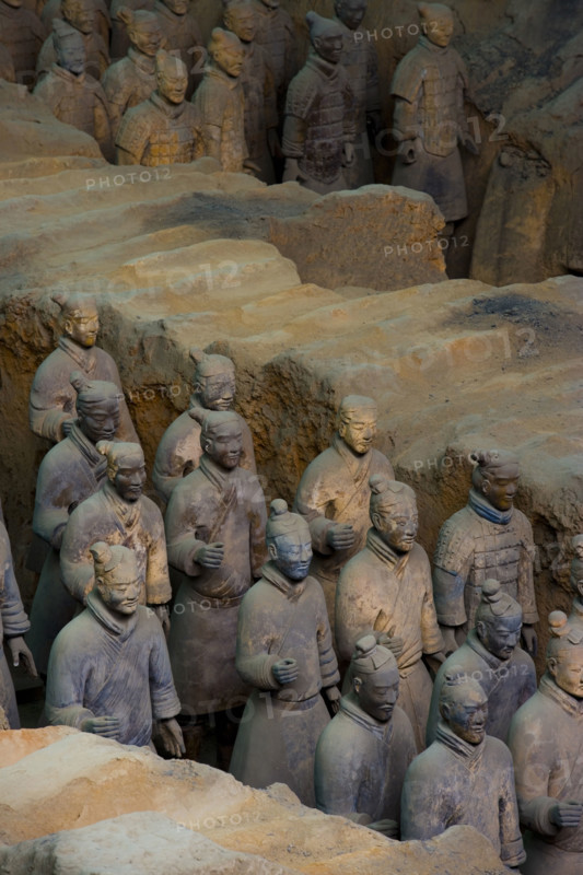 the Emperor Qin's Terra-cotta Warriors,Terra-cotta,Terracotta,Terra cotta,Xi'an