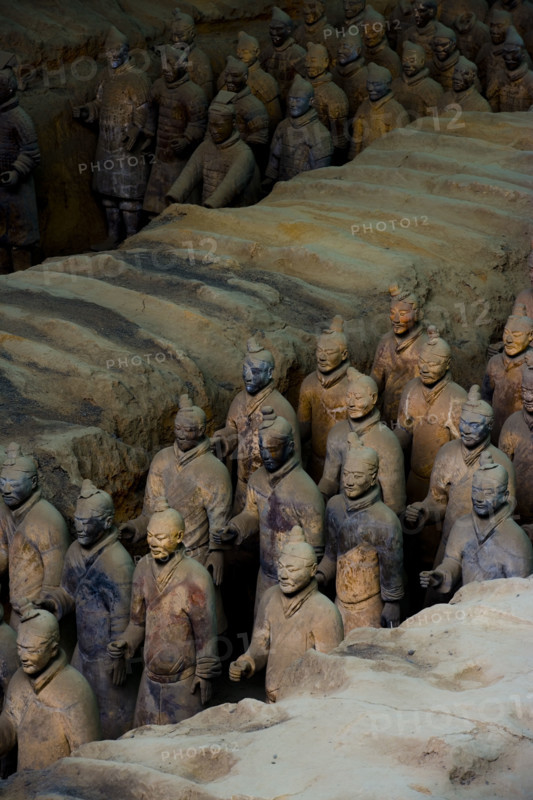 the Emperor Qin's Terra-cotta Warriors,Terra-cotta,Terracotta,Terra cotta,Xi'an