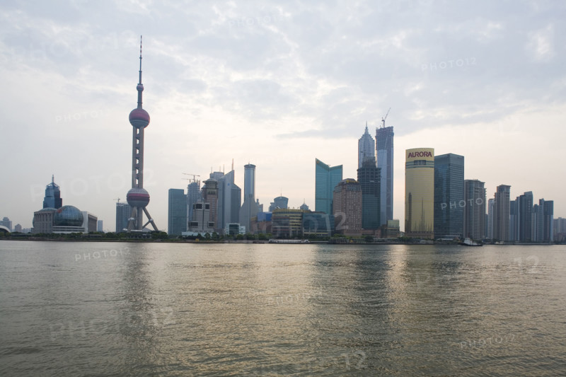 Pudong District at Dawn