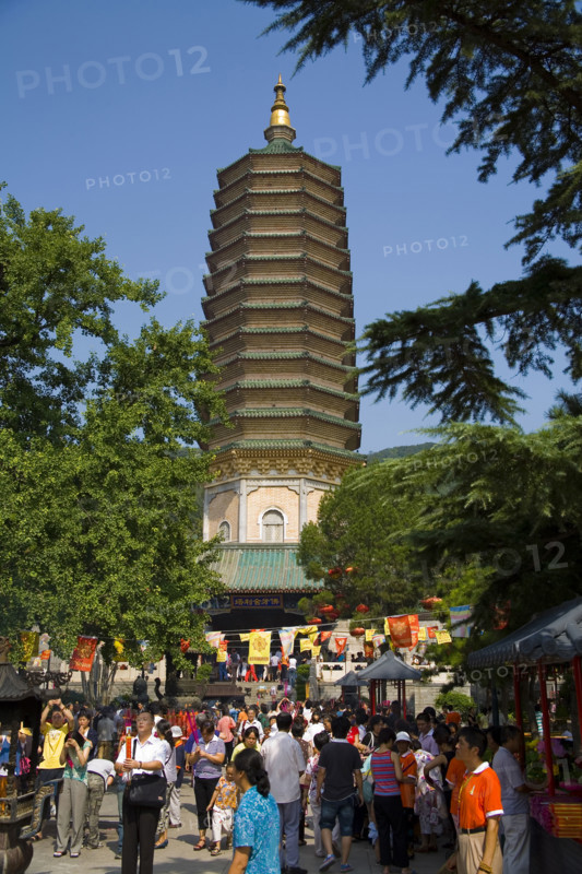 Pagoda in the Badachu Park,Beijing