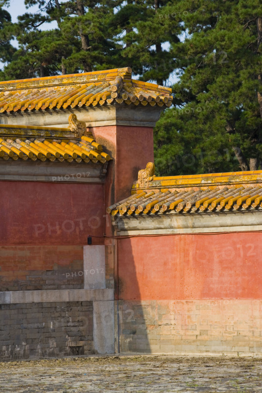 Architecture in The Western Qing Tombs,Shanxi Province