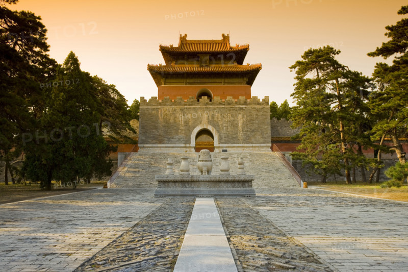 Architecture in The Western Qing Tombs,Shanxi Province