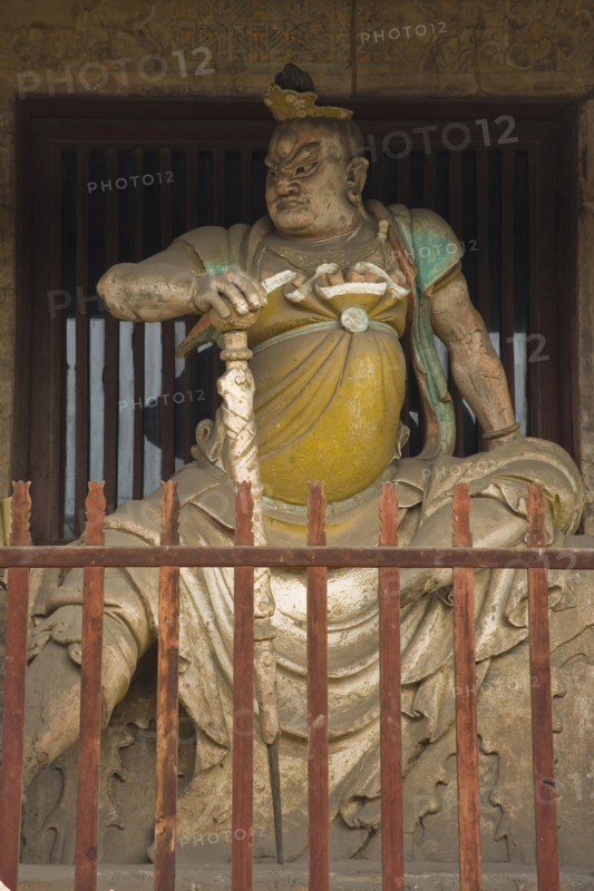 Sculpture in Shuanglin Temple,Shanxi Province