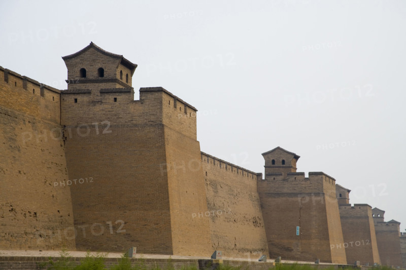 The City Wall of the Ancient City of Ping Yao,Shanxi Province