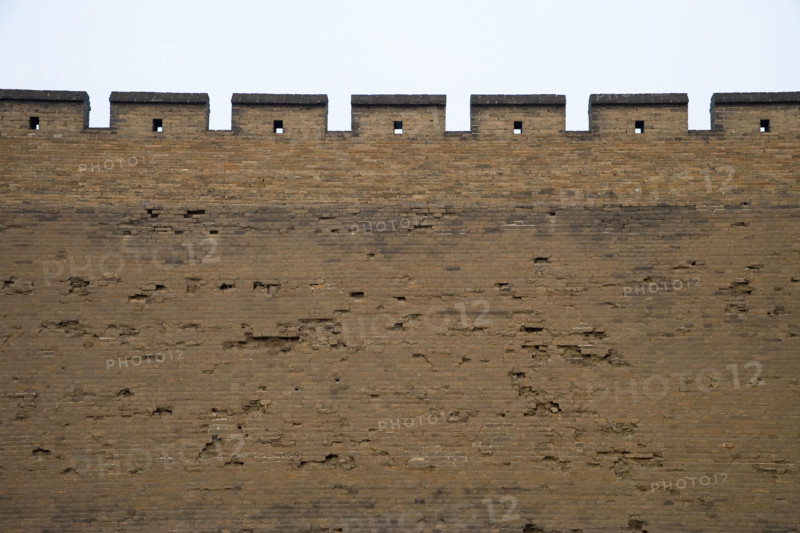 The City Wall of the Ancient City of Ping Yao,Shanxi Province