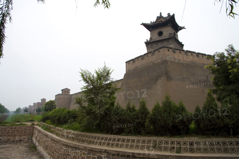 The City Wall of the Ancient City of Ping Yao,Shanxi Province