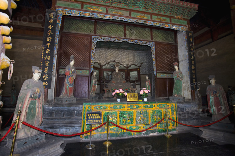 Traditional Architectures in Jin Memorial Hall,Shanxi