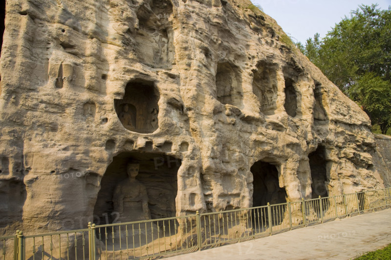 Yungang Grottoes in Shanxi Province