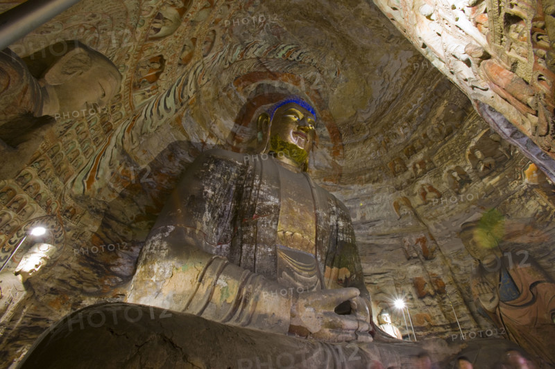 Yungang Grottoes in Shanxi Province
