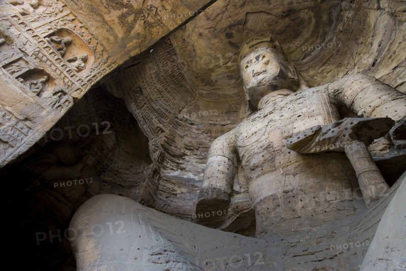 Yungang Grottoes in Shanxi Province