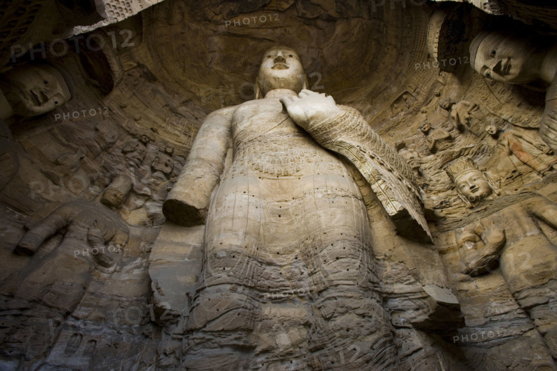 Yungang Grottoes in Shanxi Province
