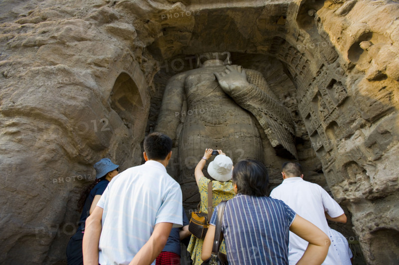 Yungang Grottoes in Shanxi Province