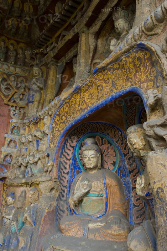 Yungang Grottoes in Shanxi Province