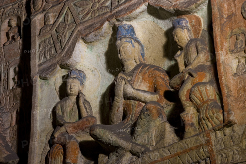 Yungang Grottoes in Shanxi Province